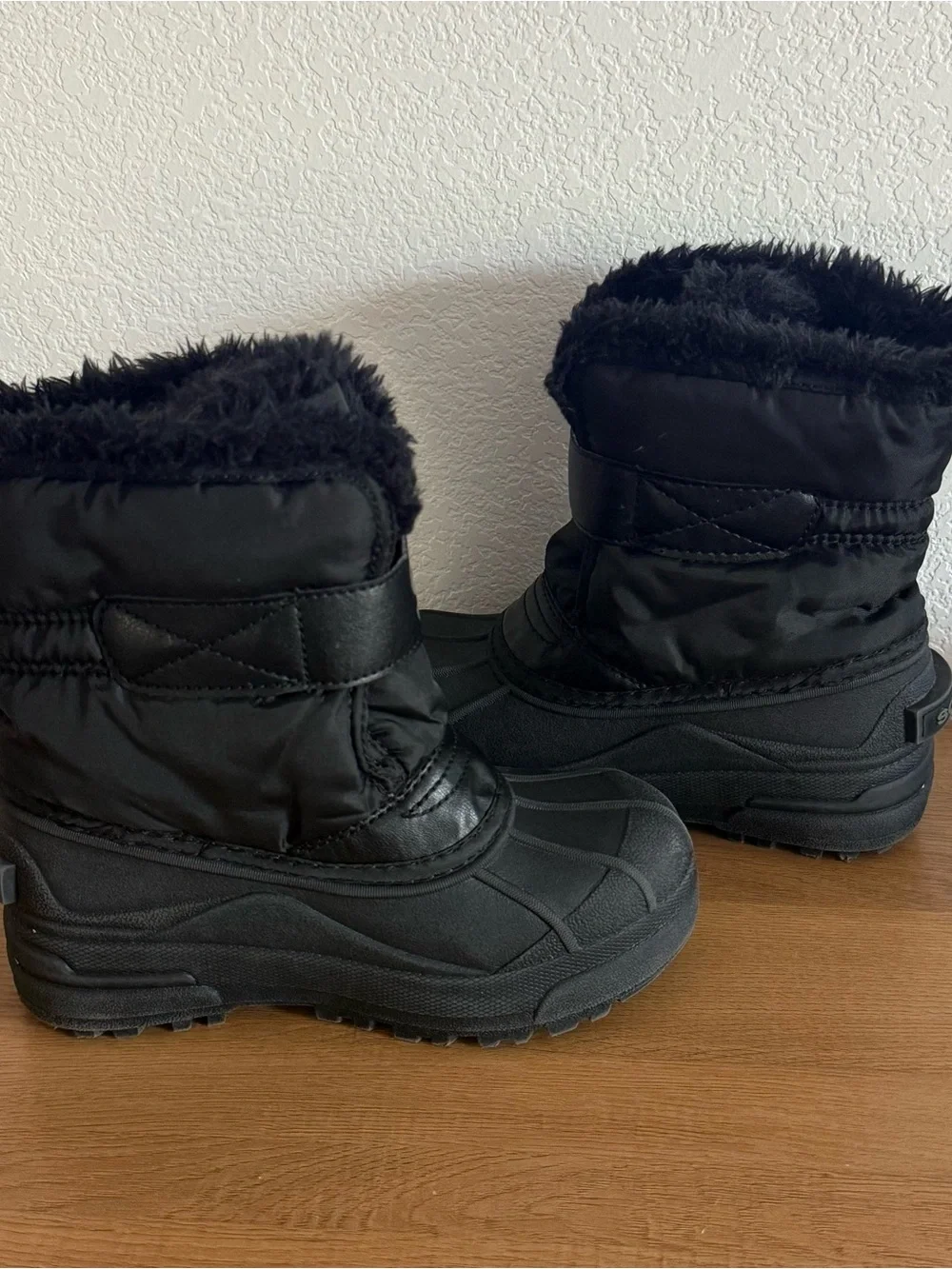 Sorel Commander Black Charcoal Snow Boots Kids 13 Unisex